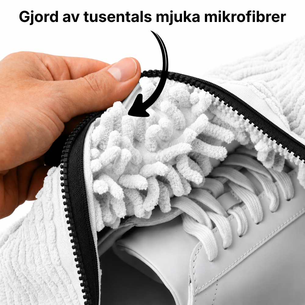 Get spotless shoes in just 30 minutes, straight from your washing machine
